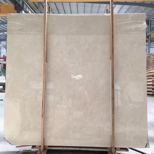 Crema Beige Azulejos de piso de alta calidad Moderno Crema Marfil Producto de mármol Hogar Sala de estar Piso de baldosas de már - Product Image 3