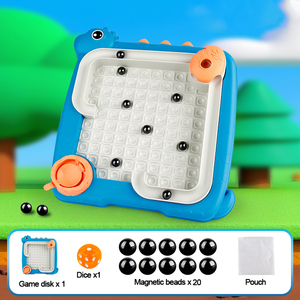 Jeu d'échecs magnétique <span class=keywords><strong>à</strong></span> induction Super Thunder pour enfants, best-seller, jeu <span class=keywords><strong>de</strong></span> bataille <span class=keywords><strong>à</strong></span> <span class=keywords><strong>deux</strong></span> joueurs, jouet d'échecs magnétique avec 20 pierres magnétiques - Product Image 3