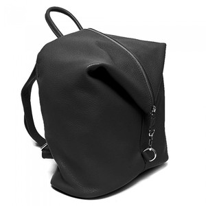 Mochila de cuero genuino para mujer, elegante y duradera, con múltiples compartimentos y cremallera, para la escuela, viajes, oficina, compras, uso diario. - Product Image 3
