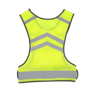 Gilet de sécurité réfléchissant vert de haute qualité en maille haute visibilité certifié ANSI Classe 1 EN 20471, logo personnalisable, couleur personnalisable, OEM/ODM - Product Image 3