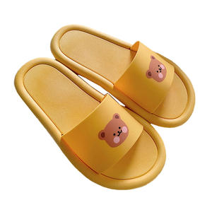 XIXITIAO señoras <span class=keywords><strong>casa</strong></span> de lujo niñas interior lindo hogar diapositivas <span class=keywords><strong>zapatillas</strong></span> animal impreso plano interior oso <span class=keywords><strong>zapatillas</strong></span> para mujeres niñas - Product Image 2