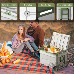 Alpicool G45E 12V, glacière à double usage, congélateur à énergie solaire, batterie amovible, compresseur, réfrigérateur de voiture, réfrigérateur portable pour le camping - Product Image 4