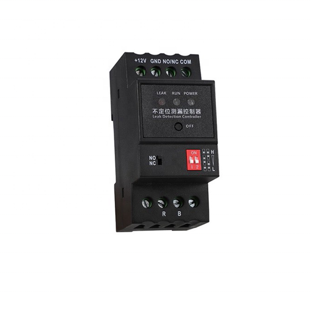 Leak Detection Security System with GSM Water Leak Sensor Non-positioned Leakage Sensor Sound Alarm 100-200m Detection Range