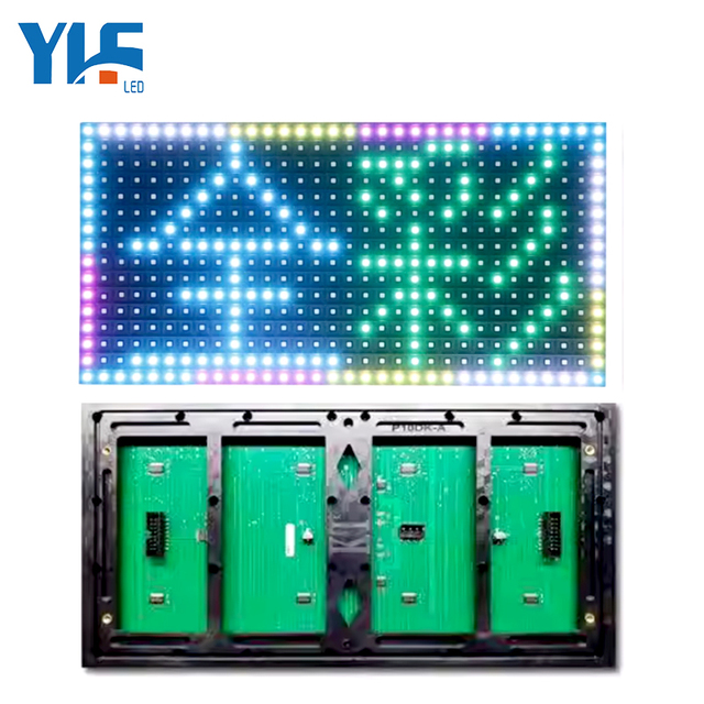 P8 P10 RGB Full-color Outdoor SMD 32x16 LED Display Module 320x160mm 2500cd Brightness 3-Year Warranty