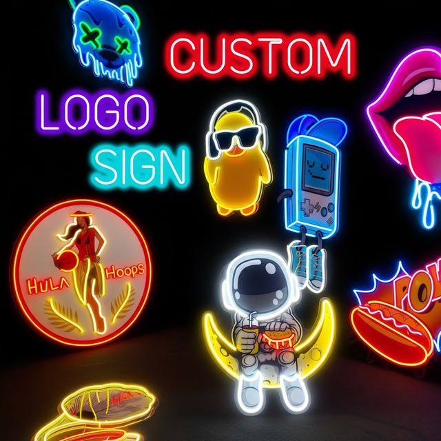 Koncept Custom Cafe LED Neon Logo Sign Mr & Mrs Wedding Home Bar Shops Decoration Name Neon Sign