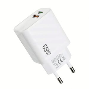 US/EU <b>Plug</b> 65W <b>USB</b> C Charger PD Type C Fast Charging <b>Wall</b> Adapter Quick Charge 4.0 Phone Charging Universal Device - Product Image 4