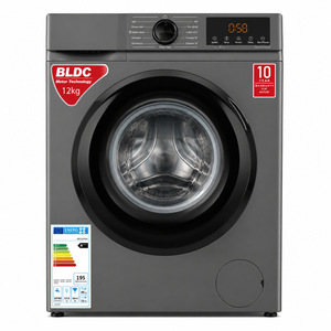 <span class=keywords><strong>Lave</strong></span>-<span class=keywords><strong>linge</strong></span> électrique frontal en acier inoxydable 12 kg avec moteur BLDC à inversion, 1200 tr/min, écran LED, autonome pour la maison - Product Image 5