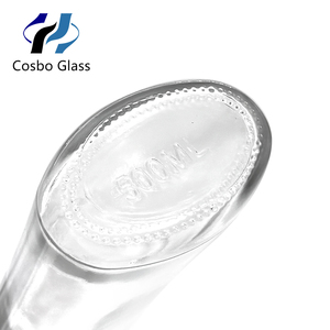 Bouteille en verre ronde lisse de 500 ml à haute transmittance, best-seller, vide, pour <span class=keywords><strong>gin</strong></span> et <span class=keywords><strong>cognac</strong></span> - Product Image 6