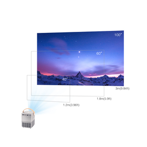 Máy Chiếu BYINTEK C720 Mini LED, Máy Chiếu Video Kỹ Thuật Số 4K Di Động Tại Nhà Rạp Hát 1080P Proyector - Product Image 6