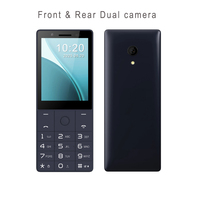 Téléphone portable Android 4G avec écran tactile de 2,8 pouces, clavier et applications WhatsApp, Facebook, YouTube