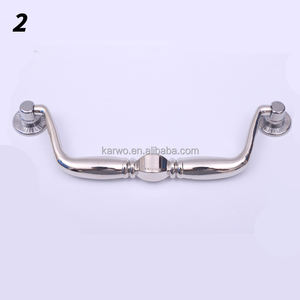 Fábrica al por mayor Retro aleación Metal madera joyero manija <span class=keywords><strong>para</strong></span> maleta de cuero - Product Image 2