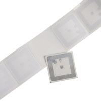 Étiquette autocollante NFC HF 13,56 MHz 50*50 mm pour documents de bibliothèque, livres, étiquette RFID