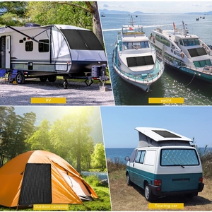 Panneau solaire flexible 100W 200W 300W Panneau Pv en silicium monocristallin Panneau solaire à couche mince pour système de stockage d'énergie solaire - Product Image 4