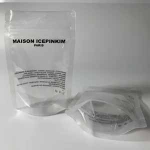Sac à biscuit scellable conçu sur mesure sac d'emballage de puces transparentes sac en nylon jetable usine en Chine