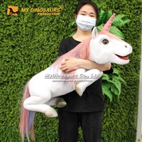 Marionnette de main réaliste personnalisée MY Dino FDH006, licorne pour bébé, en vente