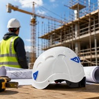 Casque de sécurité anti-choc en ABS, certifié CE EN397, parmi les plus vendus, avec mentonnière réglable