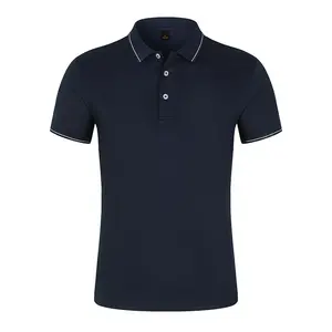 Cotton Polo Shirts Men Polo T Shirt Polo For Men White Color OEM Logo Pattern Size