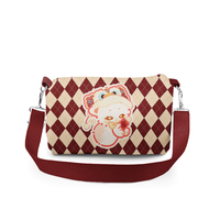 Simple personnalisé dessin animé toile femmes sac fourre-tout grande capacité collège sac à bandoulière travail sac à bandoulière
