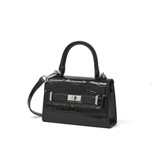 Bolsos de Mano de Lujo para Mujer, Hechos a Mano con Piel de Cocodrilo Genuina, con Cierre, Duraderos y con Forro de Poliéster - Product Image 6