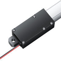 Actionneur linéaire DC haute vitesse Hoodland 150 mm/s, force 200 N, 12 V/24 V, moteur compact pour robotique et ouvre-fenêtre