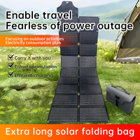 ETFE Panneau Solaire Pliable 200W Mini Panneau Solaire Pliable Flexible Camping Panneau Durable Charge Solaire Centrale Électrique Portable