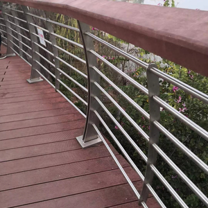 Moderne 304 acier inoxydable fer fil câble clôture barrières <span class=keywords><strong>de</strong></span> circulation passage supérieur paysage garde-corps rivière sécurité garde-corps rouille - Product Image 1