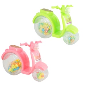 Juguete de Motocicleta de Plástico Directo de Fábrica con Muchos Dulces, Bonito Contenedor de Dulces de Juguete para Niños - Product Image 1