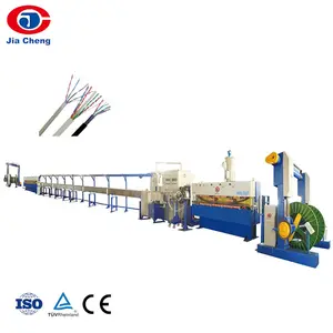 JCJX-70 Lan Cable / UTP /STP CAT5 CAT6 Cable Sheathing Extruder Manufacturing Making Equipment Machine