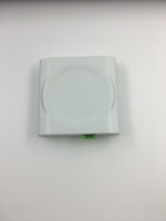 Boîtier de prise fibre optique mini FIBERVISION RS-01F ABS 1 port, plaque frontale FTTH, boîtier de sortie fibre, montage facile FTTB/FTTX