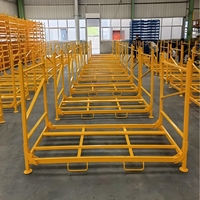 Étagère de stockage robuste pour entrepôt, en acier, pour pneus de camion, avec poteaux métalliques pliables et amovibles, anti-rouille