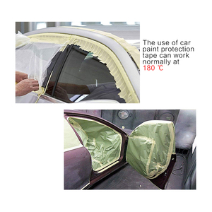 Nastro Adesivo in Gomma Impermeabile Monofacciale Resistente al Calore <span class=keywords><strong>per</strong></span> Mascheratura Automobilistica con <span class=keywords><strong>Carta</strong></span> Crespa <span class=keywords><strong>per</strong></span> Verniciatura <span class=keywords><strong>Auto</strong></span> - Product Image 4