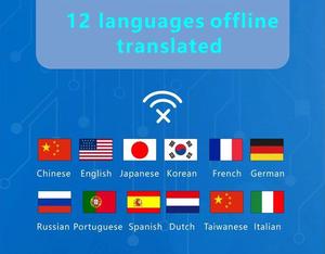 <span class=keywords><strong>Traducteur</strong></span> vocal intelligent portable multi-langues IA, prend en charge 12 langues hors ligne, <span class=keywords><strong>traducteur</strong></span> <span class=keywords><strong>automatique</strong></span> pour l'apprentissage, les voyages et les affaires - Product Image 5