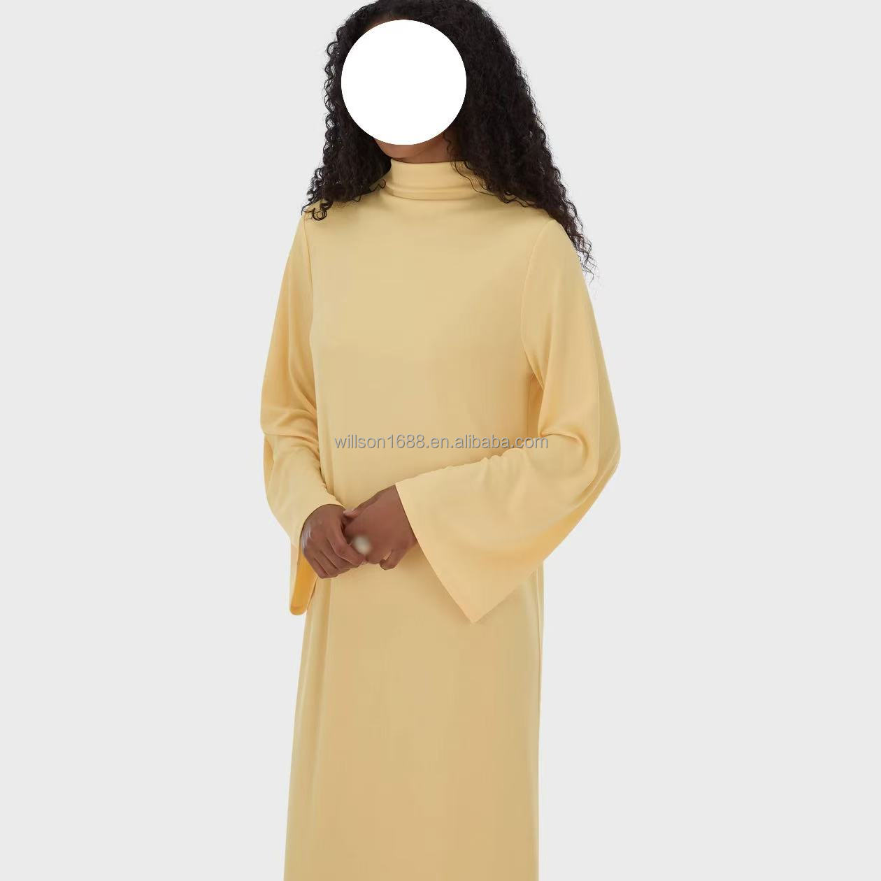 jersey dress abaya Teal Limited edition Jersey maxi dress with attached Hijab Kabayare