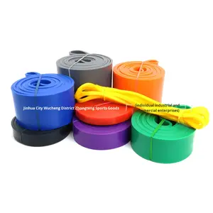 حزام مقاومة للتمارين لرفع الورك والرفع TPE للياقة البدنية حزام مقاومة لليوجا بيلاتيس - Product Image 5