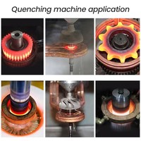 Machine de trempage par induction IGBT, machine de durcissement par induction verticale CNC HCX, machine de durcissement par induction pour boîtiers profonds