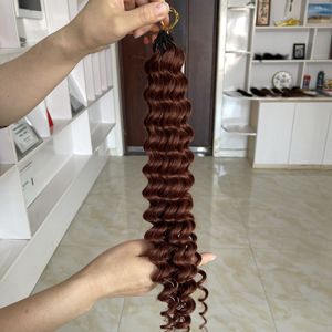 Nuevo Cabello Humano de Ganchillo con Anillas, Trenzas Boho, Nudos Milagrosos, Cabello de Ganchillo con Efecto Pluma para Trenzar 33 #   color - Product Image 4