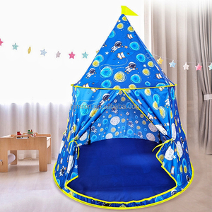 Carpa de Juego Infantil Plegable con Diseño de Astronauta y Castillo de Princesa para Interiores y Exteriores - Product Image 5