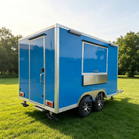 Mini remorque alimentaire de 13 pieds, bar mobile et service de bière, pour la vente de snacks, résistante à la rouille