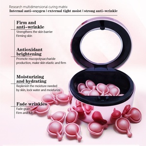 Sérum en Capsules Anti-Âge au Collagène, Vitamine et Centella, Acide Hyaluronique, Hydratant et Raffermissant, Soin de la Peau 50mL - Marque Blanche - Vente en Gros - Product Image 2
