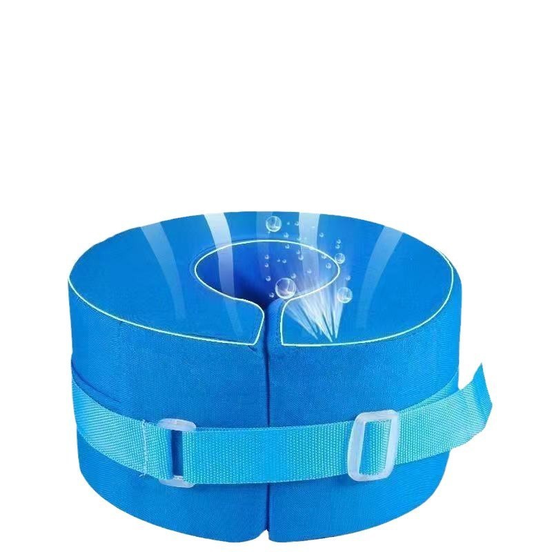 Muñequeras y tobilleras azules [con correas]