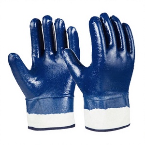 Guantes de Trabajo LQS Resistentes al Agua y al Aceite, Recubiertos de Nitrilo, Modelo HSI-0018, Antideslizantes, con Pantalla Táctil y Puño de Seguridad - Product Image 1