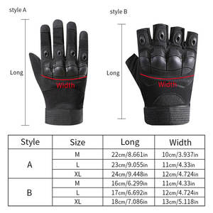 Guantes Tácticos Personalizados para Campamento al Aire Libre para Hombre, Guantes de Patrulla Tácticos con Protección de Nudillos, Guantes de Entrenamiento de Dedos Completos - Product Image 4