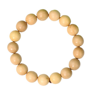 Boxwood <b>Beads</b> <b>Bracelet</b> 12mm Single Loop Unisex Buddhist Prayer Jewelry for Men Women Religious Ceremonies - Product Image 5