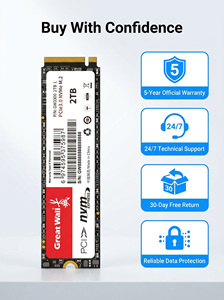 새로운 그레이트 월 GW3300 NVMe M.2 PCIe3.0 SSD 3D NAND TLC 고속 3300MB/s 2TB 대용량 내장형 노트북용 EMC FCC ROHS 인증 - Product Image 4