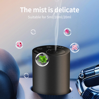 Diffuseur d'arômes sans fil pour voiture avec écran tactile assainisseur d'air alimenté par batterie, parfum silencieux et durable
