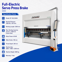 Máquina Plegadora de Metal Servo sin Aceite de 100T/3200mm con Repetibilidad de ±0.01mm para Producción de Puertas y Paneles Largos de Gabinetes