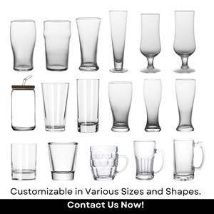 EM Kristall Bierkrug Pilsgläser, Massives Bierglas Bleifreie Biergläser - Product Image 4