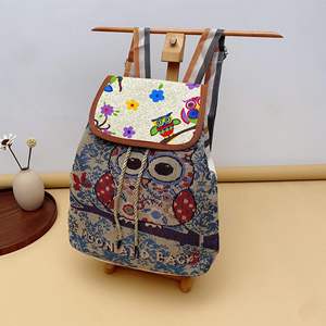 2026 New Quick High Quality Large Capacity <b>Canvas</b> <b>Backpack</b> Retro Embroidered <b>Backpack</b> Casual <b>Backpack</b> - Product Image 2