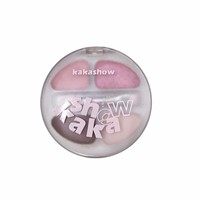 Palette de fards à paupières Kakashow Glam quatre couleurs pour femme, poudre nacrée mate, paillettes fines, fard à paupières scintillant