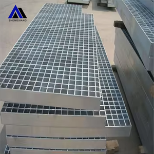 Nhà Máy Cung Cấp Thép Ngoài Trời Cầu Thang Tread Kim Loại Mạ Kẽm Lưới Thép Bước Thang Cho Công Nghiệp - Product Image 5